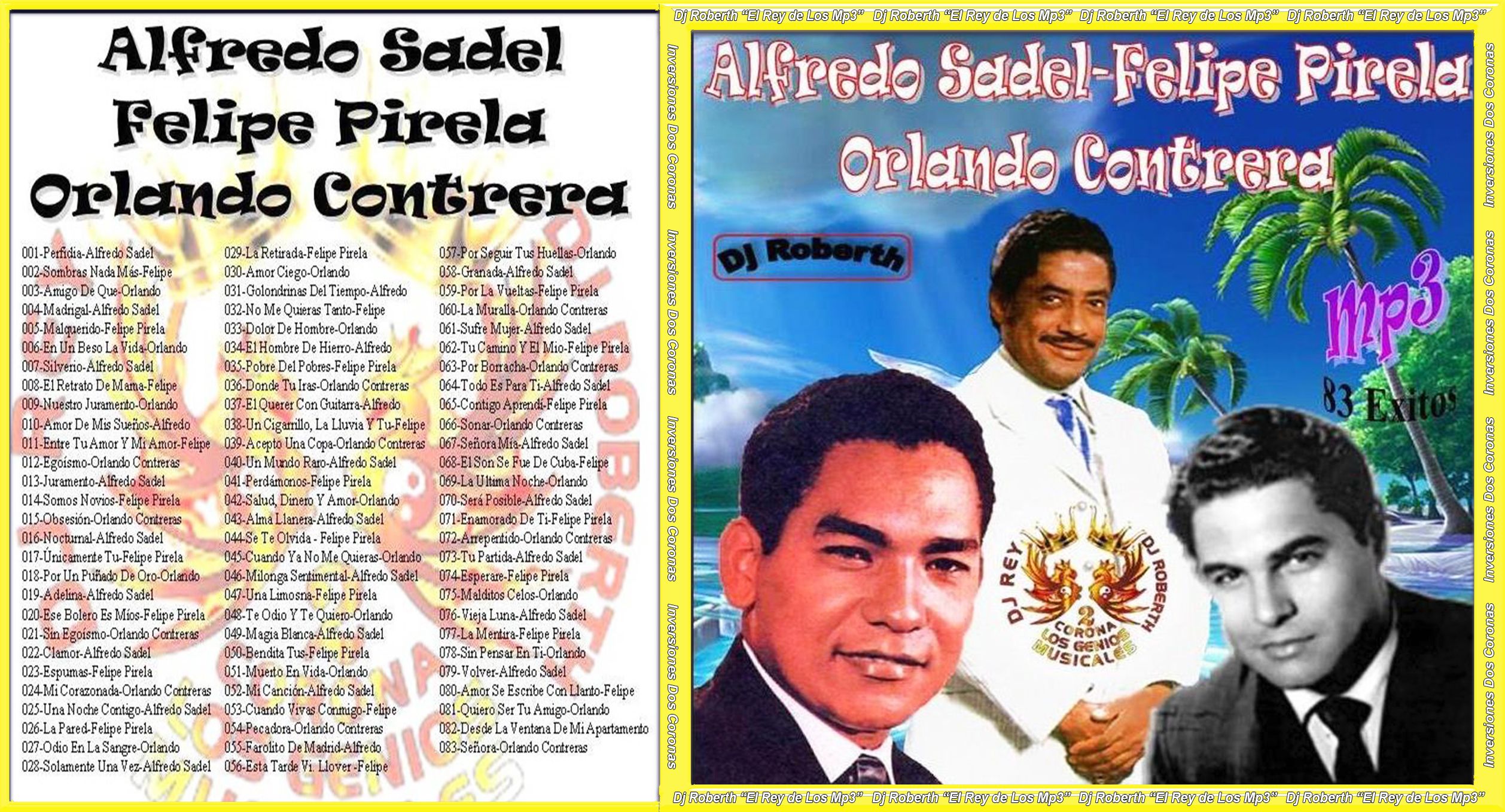 Alfredo Sadel - Felipe Pírela - Orlando Contreras [Mp3][Mega][DjRoberth]