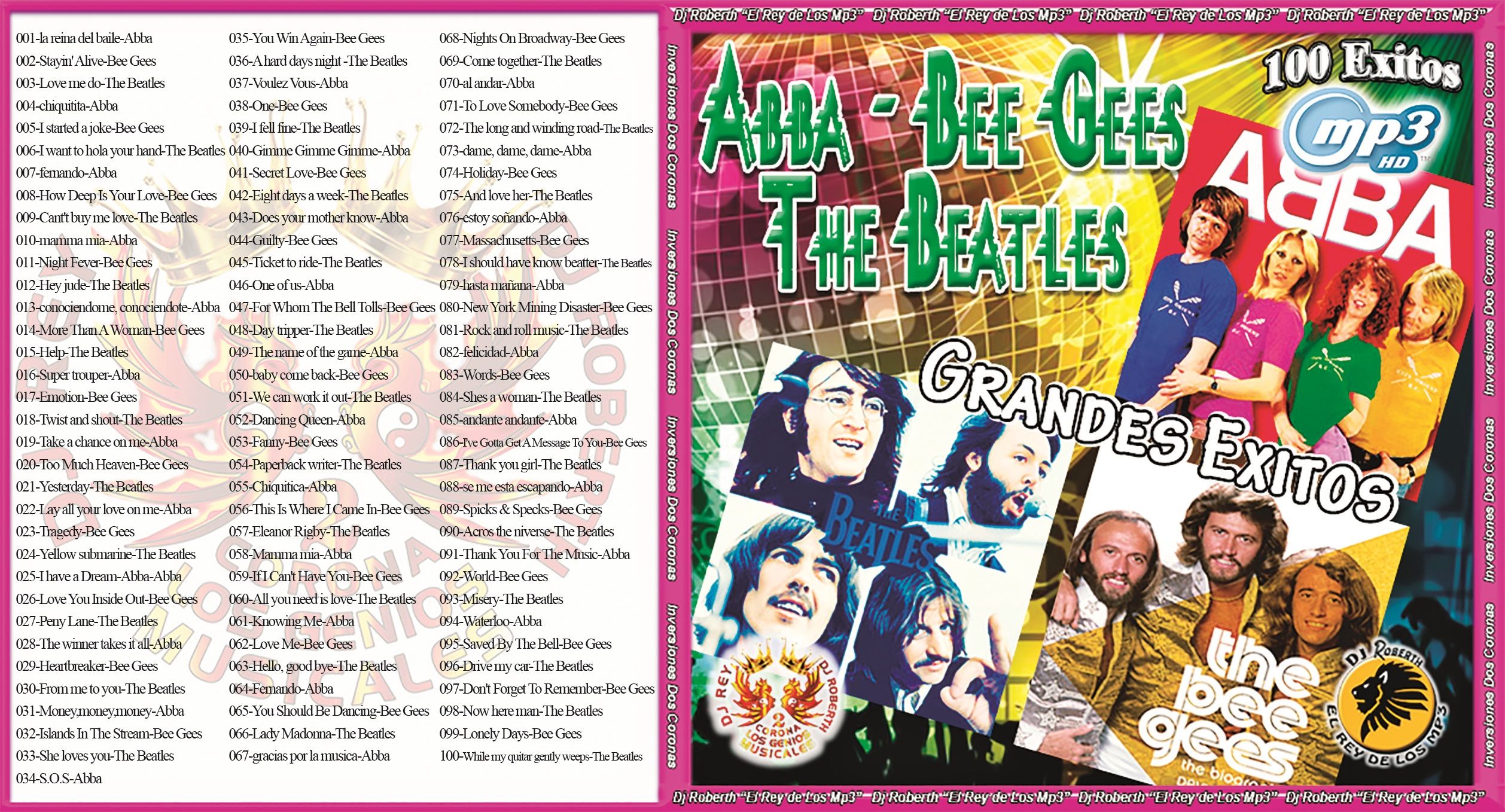 Abba - The Bee Gees - The Beatles [Mp3][Mega][DjRoberth]